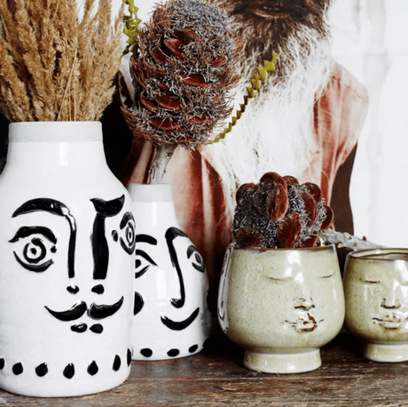 vase style artsy bucolique bohème décoration intérieure plantes