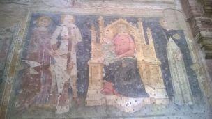 1354 Fresques des chevaliers allemand san Pietro martire, San Giorgetto, Verona