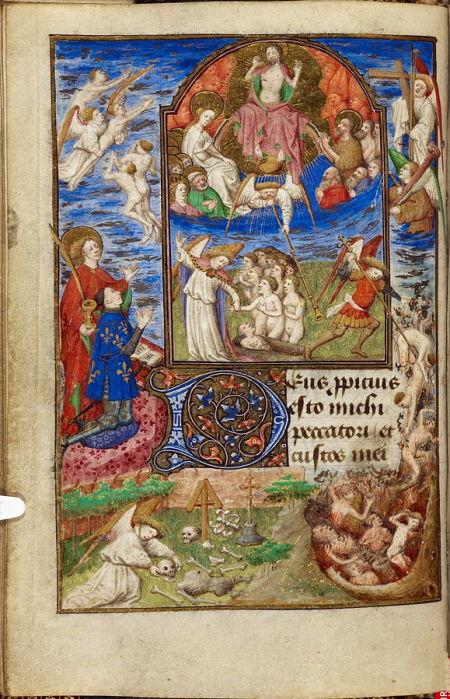 1436-1450 Livre d'heures de Jean de Dunois (British Library YatesThompson3 f32v._Jugement_dernier