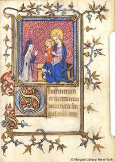 1375-1400 Book of Hours France, Paris, Morgan MS M.229 fol. 195r