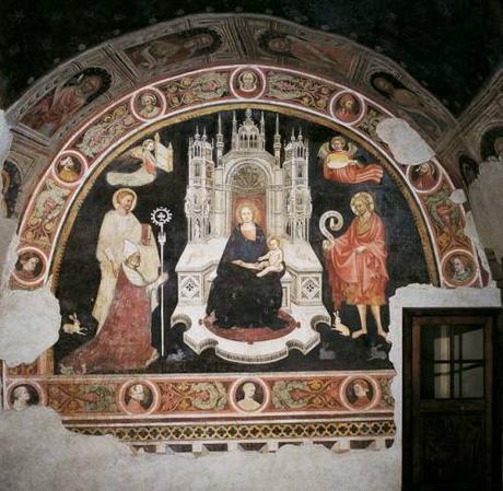 1410 ca Anonyme deux saints jean Vescovo Giovanni Rusconi Duomo Parme