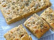 Focaccia sans pétrissage