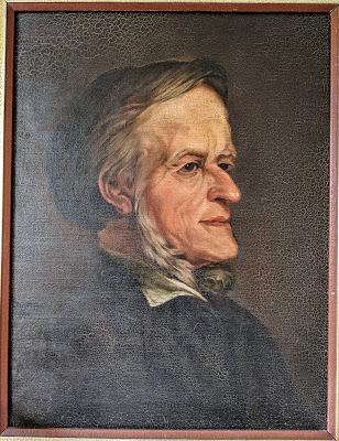 Un portrait idéalisé de Wagner par Hermann Torggler (1878-1939) et sa copie