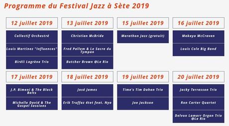 Festival Jazz à Sète 2019 Festival Jazz à Sète 2019