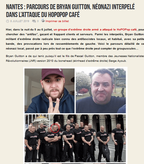 On a retrouvé l’un des terroristes d’extrême-droite du #HoPOPopCafé #Nantes