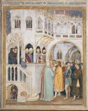 1377-79 Altichiero,_oratorio_di_san_giorgio, Saint Georges boit le venin