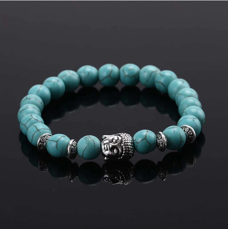 Les bracelets bouddha, les comprendre et bien choisir Bracelet bouddha en turquoise