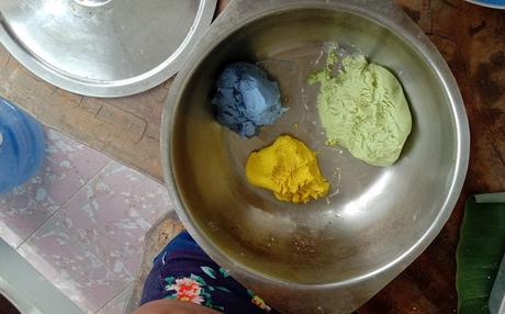 Desserts multicolores en Isan, Home made