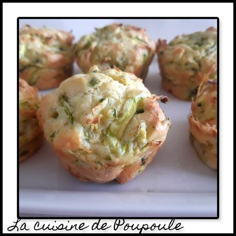 Bouchées au fromage frais de chèvre et à la courgette