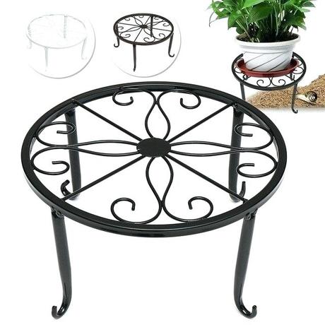 flower pot stand metal iron plant pot stand flowerpot stand short plant stands flowerpot holder rack for indoor outdoor flower pot holder singapore