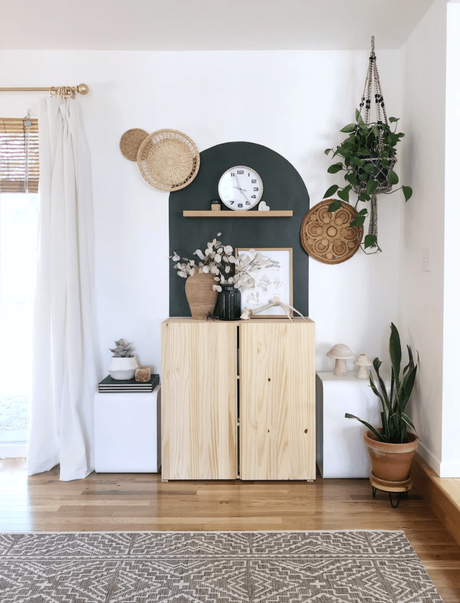 Visite déco d’une maison solarium à Washington meuble bois maison solarium tendance bohème chic - blog déco - clematc