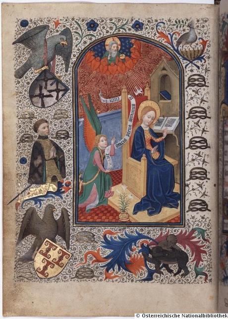 1450 Montfort-Gebetbuch Osterreichische Nationalbibliothek Cod. Ser. n. 12878, fol. 25v