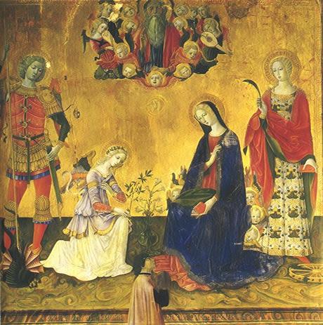 1466 benvenuto di giovanni annunciazione Museo d'arte sacra Volterra