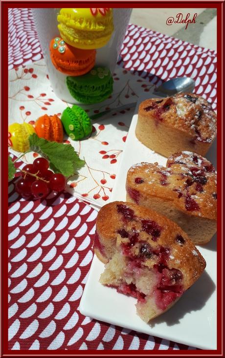 Financiers aux groseilles Financiers aux groseilles