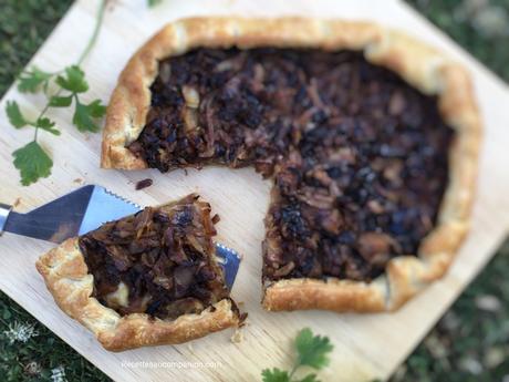 Tarte rustique à l’oignon Recette facile et rapide