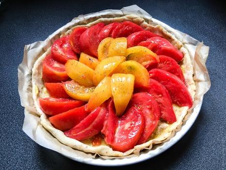 Plaisir d’été – Ma tarte à la tomate