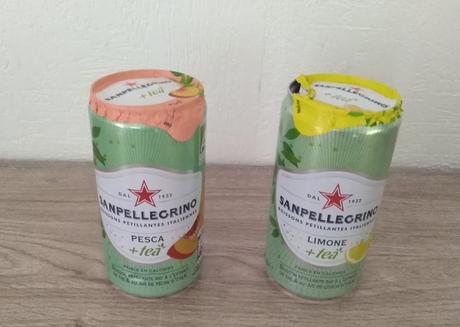 Sanpellegrino + tea saveurs citron et pêche 