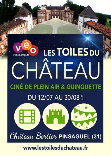 LES TOILES DU CHATEAU, Cinéma en plein-air  & Guinguette à Pinsaguel