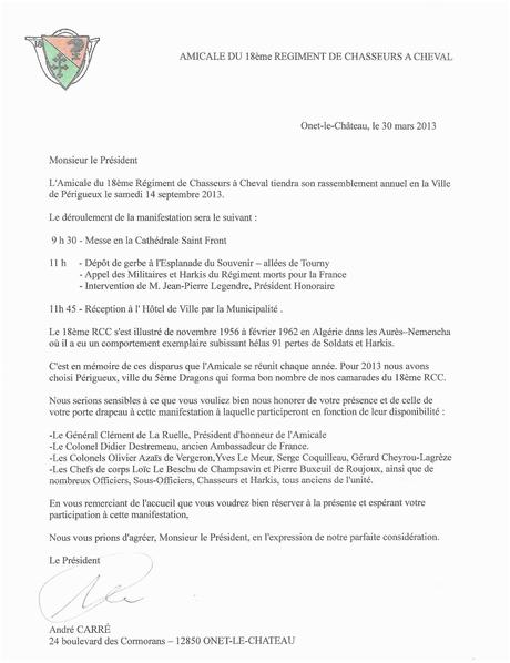 formule politesse colonel