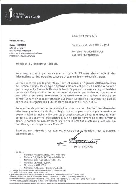 lettre demande d avancement de grade fonction publique territoriale