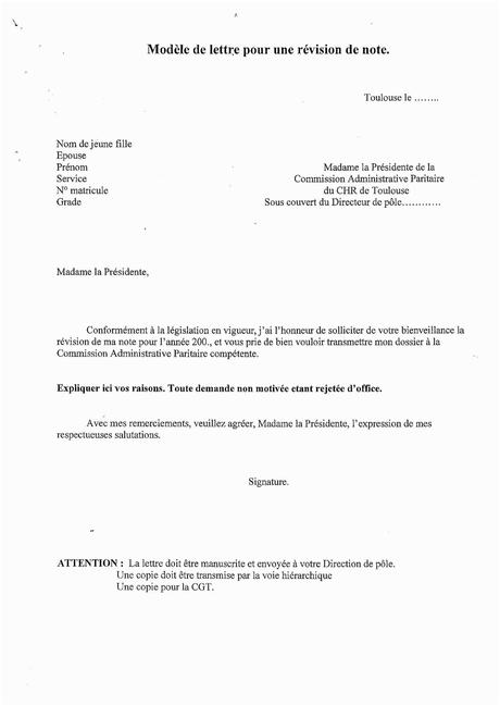 Lettre De Motivation Avancement De Grade Réaliste Modele De Lettre ...