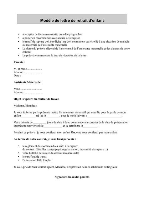 Documents à télécharger pour les Ass Mat et Parents | assmat | Fin ...