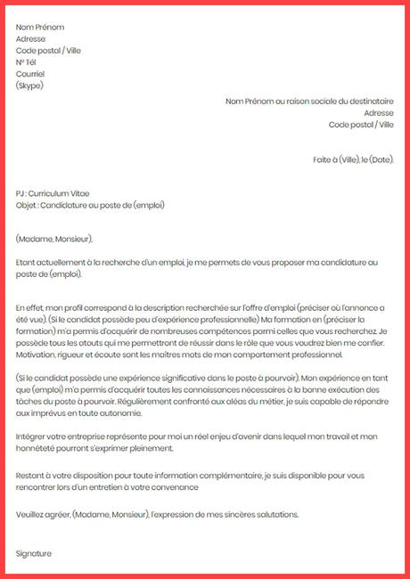 lettre de présentation d'entreprise  Paperblog