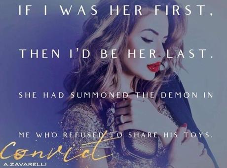 Blog Tour – Convict (Sin City Salvation #2) by A. Zavarelli