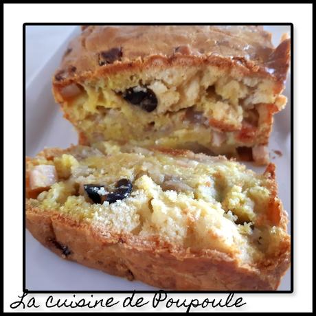 Cake aux aubergines coppa mozza au curcuma Cake aux aubergines coppa mozza au curcuma