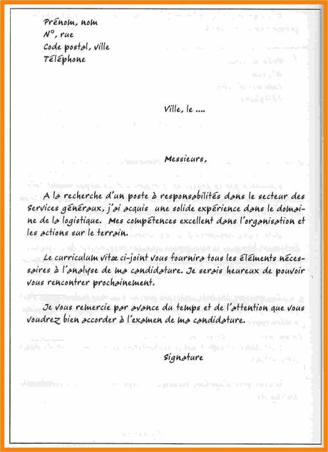 lettre de motivation emploi saisonnier mairie  À Découvrir