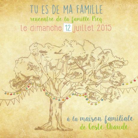 Carton d'invitation pour une cousinade | Logos et visuels de ...