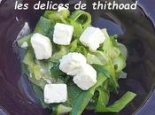 Salade croquante courgettes feta