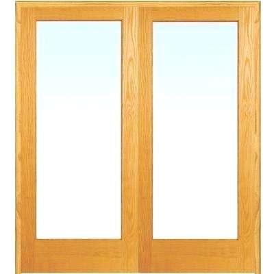 interior french doors home depot in x in both active unfinished pine wood full lite clear interior french doors with transom home depot