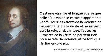 La violence et vérité selon Pascal