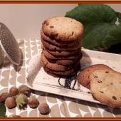 Cookies à la poudre de noisettes et pépites de chocolat - Oh, la gourmande..