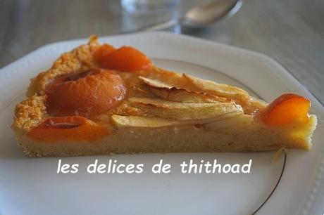Tarte aux pommes et abricots sans pâte Tarte aux pommes et abricots sans pâte