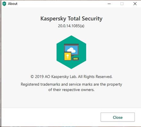 Version de Kaspersky Total Security 2020