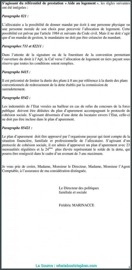 Parfait Lettre, Résiliation Aide Au Logement Lettre, Résiliation ...