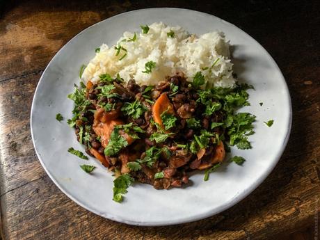 A ma façon – Haricots noirs et patates douces un peu brésiliens