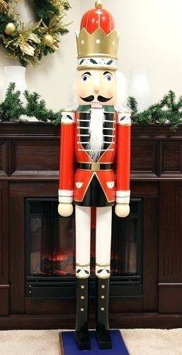 life size nutcracker 5 foot commercial size holly soldier king decorative wooden nutcracker life sized nutcracker holiday nutcracker life size nutcracker outdoor