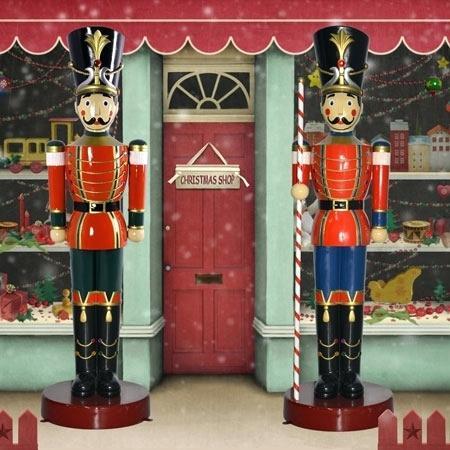 life size nutcracker life size toy soldier and toy soldier w baton ft h life size nutcracker michaels