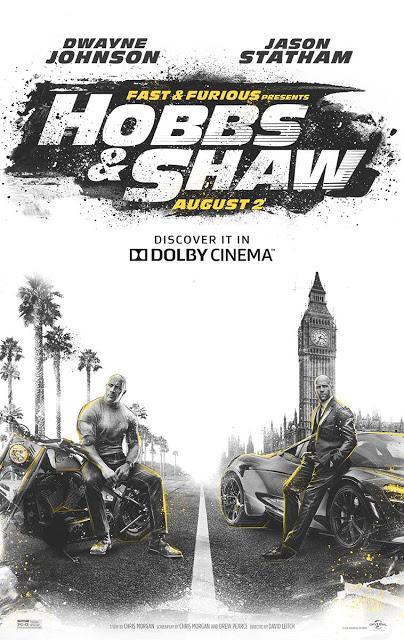 Affiche Dolby Cinema pour Fast & Furious : Hobbs & Shaw de David Leitch