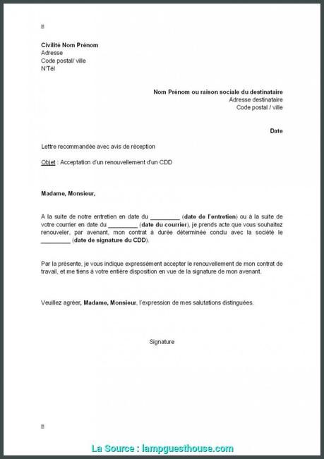 Avancée Lettre De Demande De Logement Social À Un Organisme Hlm ...