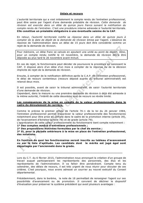 Entretien professionnel mode d'emploi par la section FSU ! - INTER ...