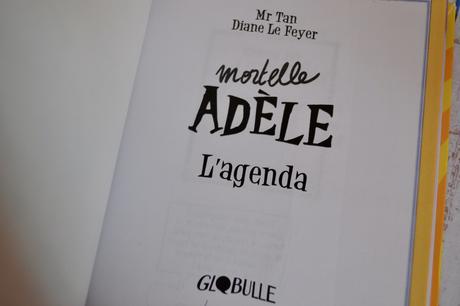 L'agenda Mortelle Adele 2019/2020 - Editions TOURBILLON