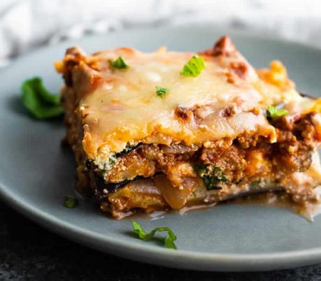 Recette lasagnes aux aubergines ww