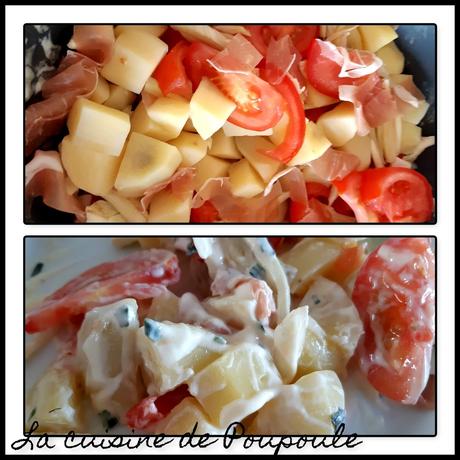 Salade pommes de terre, fenouil et tomates