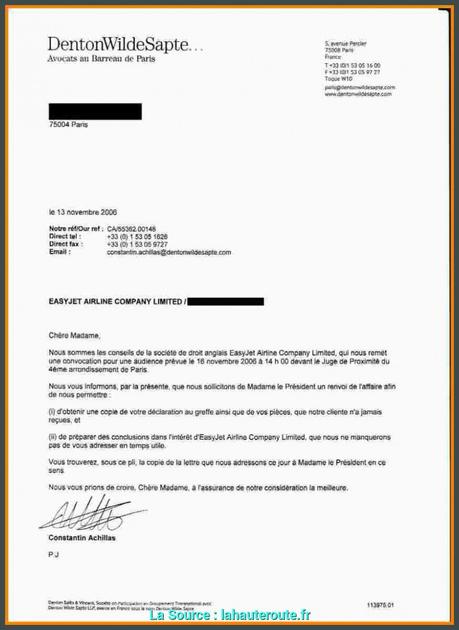Idéal Modèle Lettre Résiliation Contrat Avocat Modele Courrier A Un ...