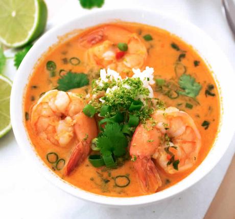 Soupe de crevette au thermomix