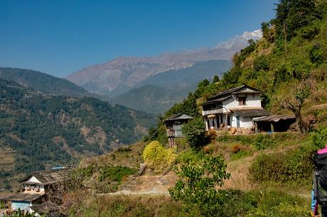 De Pothana à Landruk – le 8 Novembre 2018 Dans le village de Landruk